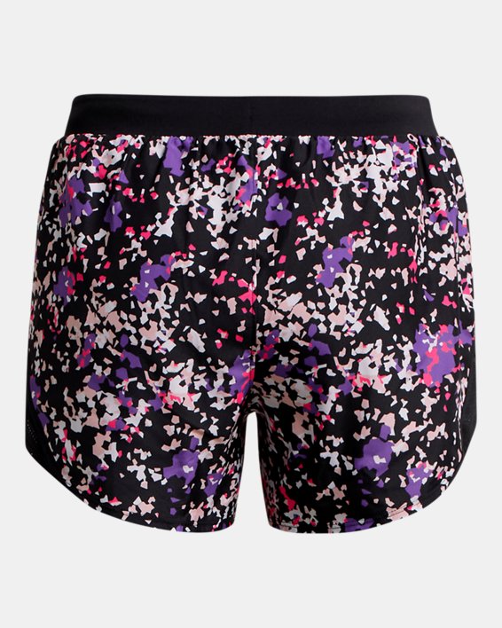 Women's UA Fly-By 2.0 Printed Shorts, Pink, pdpMainDesktop image number 7
